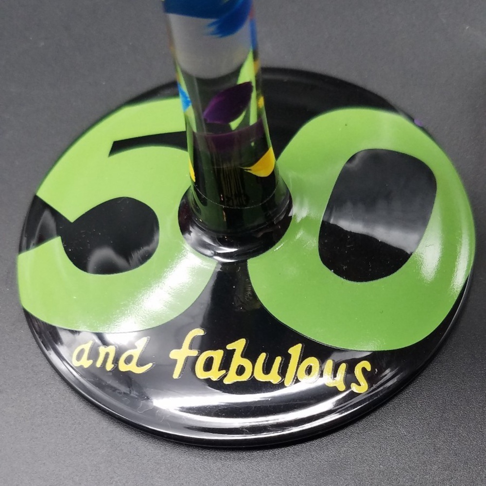 Lolita Wine Glass 50th Birthday “50 & Fabulous” - Picture 6 of 7